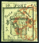 Stamp of Large Lots and Collections 1843-1900, FORGERY Study on pages with several sou