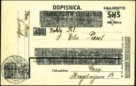 Stamp of Croatia 1918-19, Selection of stamps & unrecorded postal s