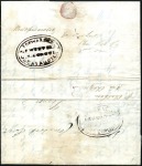 Stamp of Peru » Pre-Adhesive Period 1831-85, Stampless covers TO PERU, album of 30 ite