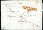 Stamp of Peru » Pre-Adhesive Period 1831-85, Stampless covers TO PERU, album of 30 ite