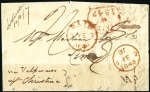 Stamp of Peru » Pre-Adhesive Period 1831-85, Stampless covers TO PERU, album of 30 ite