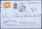 Stamp of Chile 1866-76 Mail from FRANCE, group of 9 covers, all w