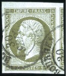 Stamp of France 1853-60 Empire non dentelé, sélection de timbres a
