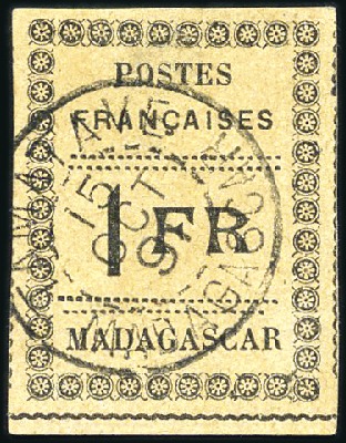 Stamp of Colonies françaises » Madagascar (Poste française) 1891 Composition typographique, Série complète de 