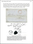 Stamp of Peru » Pre-Adhesive Period MAIL from/to ECUADOR 1828-76, 10 exhibit pages, ne