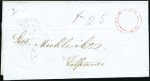 Stamp of Ecuador » Collections and Large Lots 1825-1880, Deluxe stockbook with about 31 covers, 