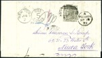 Stamp of Ecuador » Collections and Large Lots 1825-1880, Deluxe stockbook with about 31 covers, 