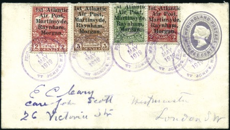 Stamp of Canada » Newfoundland 1919 (May 18) Raynham & Morgan flight 

The so-c