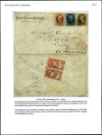 Stamp of Peru » Airmails, Dues, Parcel Posts, etc. 1876 USA three-colour Banknote franking (2c+5c+10c
