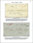 Stamp of Peru » Pre-Adhesive Period 1826-57 Stampless covers, hand-picked selection of