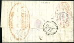 Stamp of Mexico MARITIME MAIL, 1825-1877, fascinating accumulation