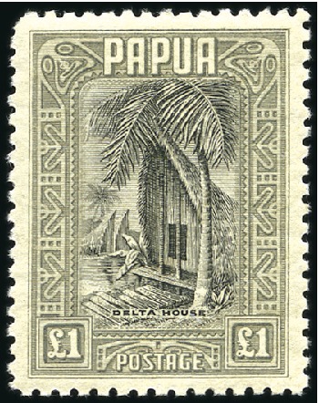 Stamp of Papua 1932 1/2d to £1 pictorials, never hinged, very fin