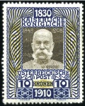 Stamp of Austria 1850-1990 An extensive & valuable specialised old-