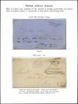 Stamp of Peru » Airmails, Dues, Parcel Posts, etc. SHORT-PAID & UNPAID covers, 1859-79, 18 items (som