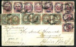 Stamp of Peru » Collections and Large Lots 1846-81, Deluxe stockbook full of over 55 interest