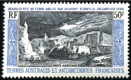 Stamp of Colonies françaises » TAAF 1948-95, Collection ** quasi complète en un album 