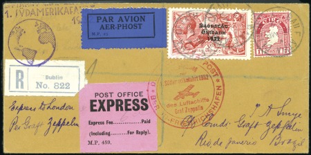 Stamp of Ireland 1932 1.South America flight (Seiger 138) to Brazil
