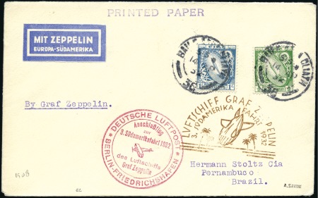 Stamp of Ireland 1932 3.South America flight (Seiger 150) to Brazil