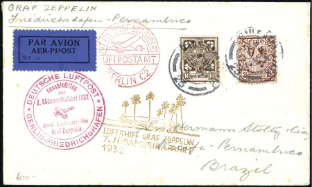 Stamp of Ireland 1932 7.South America flight (Seiger 183) to Brazil