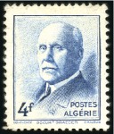 Stamp of Colonies françaises » Algérie 1942 Maréchal Pétain, Non émis, série de 4 timbres