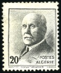 Stamp of Colonies françaises » Algérie 1942 Maréchal Pétain, Non émis, série de 4 timbres