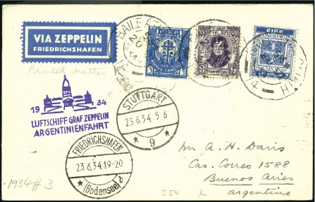 Stamp of Ireland 1934 South America flights (Seiger 247,250,254,265