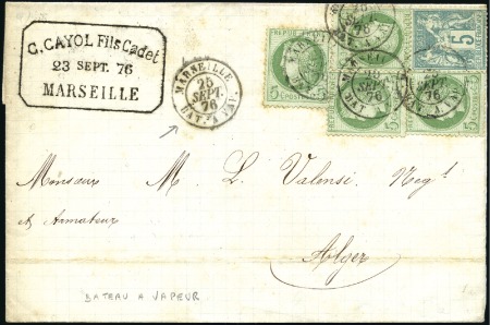 Stamp of France » Collections 1774-1904, Bel ensemble de 81 lettres sélectionnée
