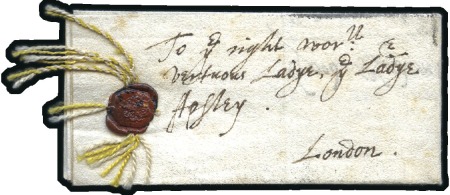 Stamp of Great Britain » Postal History » Pre-Adhesive & Stampless 1617 Lettersheet from Heidelberg (Germany) to Lond