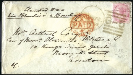 Stamp of India 1873-84, Small specialised group of number cancels