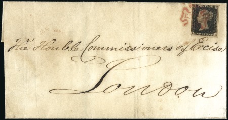 Stamp of Great Britain » Collections 1840-85, Group of 14 covers, incl. 1840 1d black (