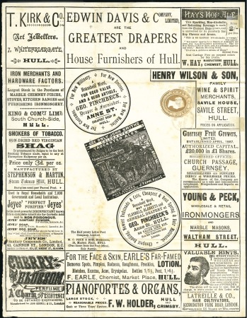 Stamp of Great Britain » Hand Illustrated and Printed Envelopes 1d Pink postal stationery lettersheet with a multi