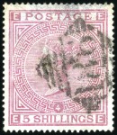 Stamp of Great Britain » Collections 1841-79, IRISH CANCELS collection on 7 pages, most