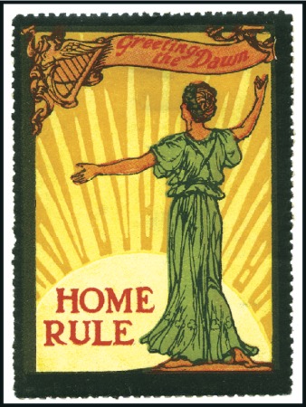 Stamp of Ireland » Forerunners (L1-L45) 1907-16 Anti-Home Rule & Home Rule five different 