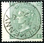 Stamp of Great Britain » Collections 1867-72 IRISH CANCELS on QV Surface Printed stamps