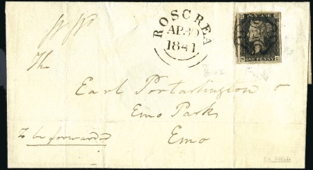 Stamp of Great Britain » 1840 1d Black and 1d Red plates 1a to 11 Plate 6 NC (state 2) with good to huge margins, on