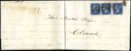 Stamp of Great Britain » 1840 2d Blue (ordered by plate number) 1840 2d Blue plate 2 KC, KJ (showing double K vari