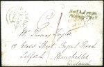 Stamp of Ireland 1662-1849 Old-time collection of stampless covers 
