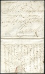 Stamp of Ireland 1662-1849 Old-time collection of stampless covers 