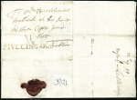 Stamp of Ireland 1662-1849 Old-time collection of stampless covers 