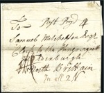 Stamp of Ireland 1662-1849 Old-time collection of stampless covers 