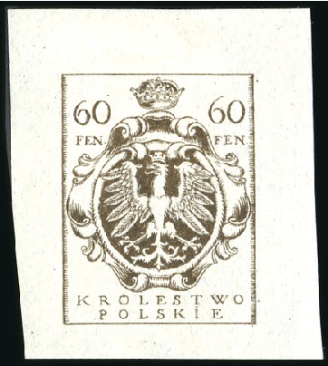 Stamp of Poland » Poland Later Issues 1918 approx. Group of 98 essays in black or colour