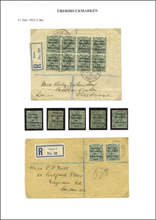 Stamp of Ireland 1922-27 Extensive, attractive & valuable collectio