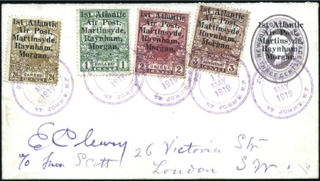 Stamp of Canada » Newfoundland 1919 (May 18) Raynham & Morgan flight 

The so-c