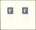 Stamp of Mauritius 1847 "POST OFFICE" issue reprints from the origina
