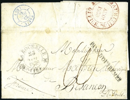 Stamp of Burma 1838 (May 29) Entire letter from Tavoy (modern day