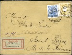 Stamp of Portugal 1889-90, Group of five covers to REUNION ISLANDS i