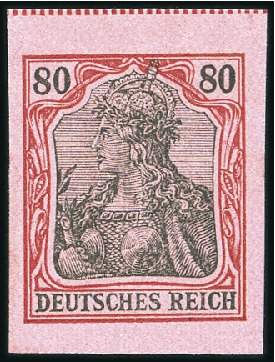 Stamp of Germany » German Empire 1902 Germania Issue "Deutsches Reich" without wate