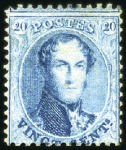 Stamp of Belgium » Belgique. 1863 Médaillons dentelés (COB 13-16) Bel ensemble de timbres en un album comprenant 4ex