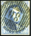 Stamp of Belgium » Belgique. 1863 Médaillons dentelés (COB 13-16) Bel ensemble de timbres en un album comprenant 4ex