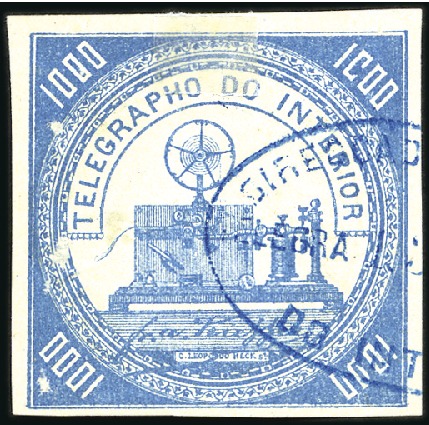 Stamp of Brazil 1869 "Telegrafico" Selection of telegraph stamps, 
